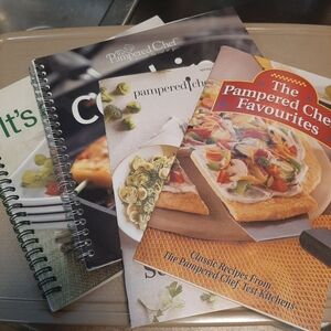 Pampered Chef Cookbook Lot